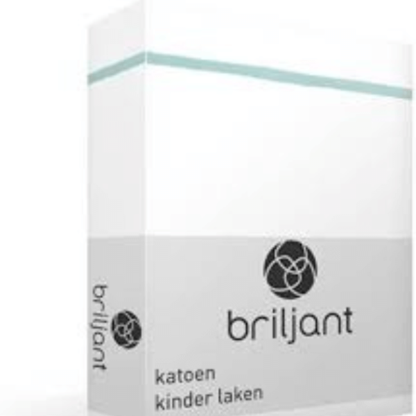 Briljant wieglaken lichtblauwe bies