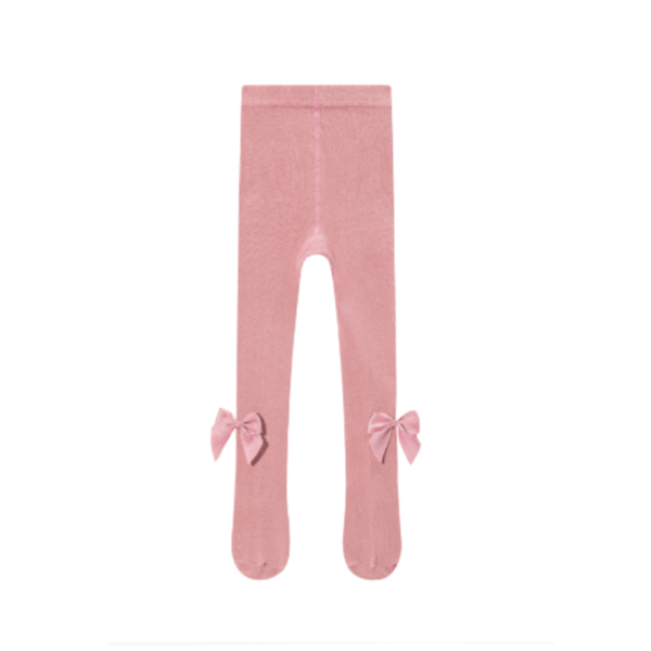 Newness kinder maillots oud roze met strik voorkant