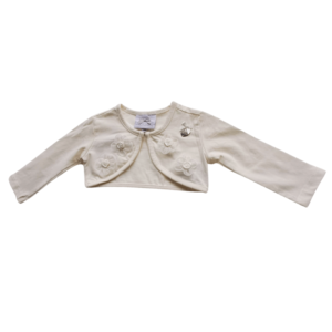 Le chic babyvestje cream voorkant