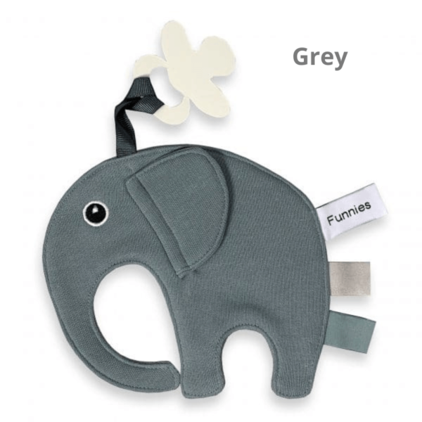 Funnies Knuffeldoekje Ollie de Olifant Grey