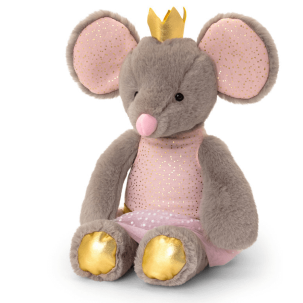Keel Toys Knuffel muis met kroon