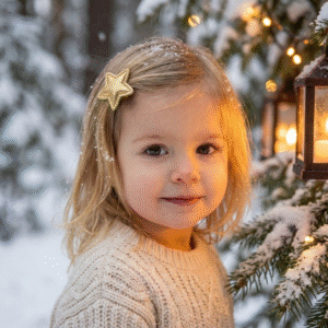 klikklak haarspeldje met ster