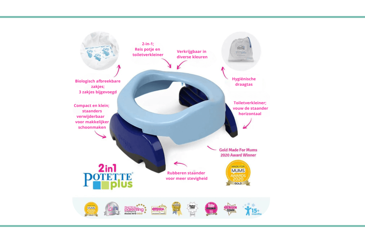 Boetiek Uniek potette plus 2-in-1 potje en toiletverkleiner voordelen overzicht