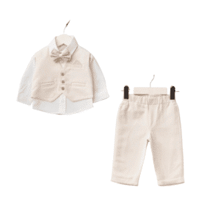 doop pakje baby kostuum bruiloft crème