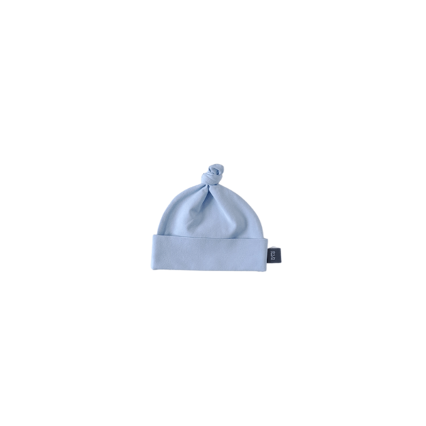 Pril in pastel newborn knoop mutsjes licht blauw