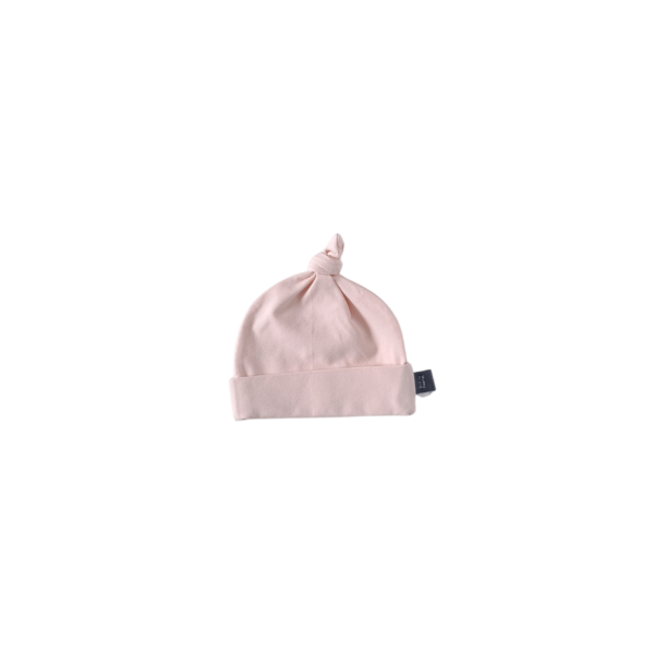 Pril in pastel newborn knoop mutsjes zalm roze