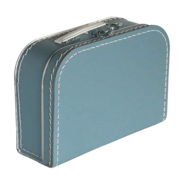 Kinderkoffertje grijs blauw