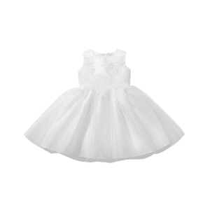 bruidsmeisjes jurk met kanten lijfje