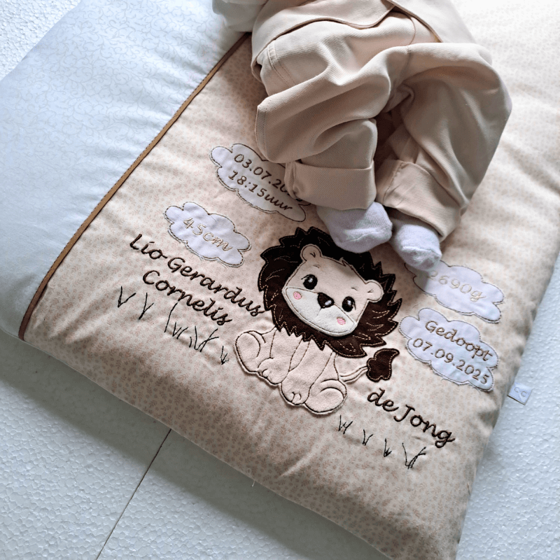 doop kussen met naam