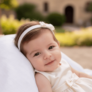 baby haarbandje voor baby shoot