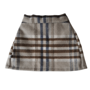 feestdagen collectie meisjes ruit rok voorkant