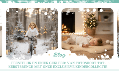 Feestelijk en uniek gekleed: van fotoshoot tot kerstbrunch met onze exclusieve kindercollectie