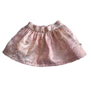 Feestrok roze goud voorkant