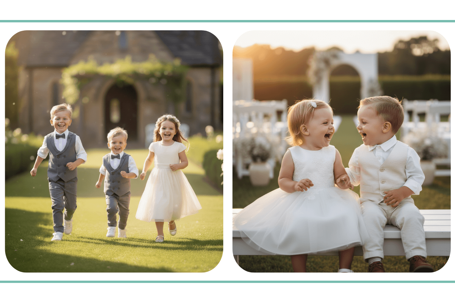 blog 5 Tips Voor perfecte bruidsmeisjes jurken en jongenspakjes kids die zich vermaken